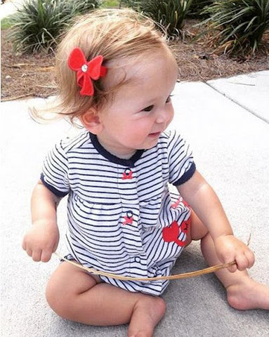 20pcs Newborn Hair Clips Tiny Baby Hair Clips Infant Fine Hair Mini Bow Girl  : Amazon.in: Baby Products